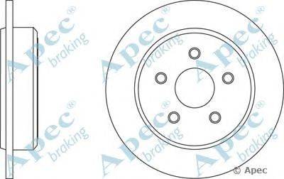 Тормозной диск APEC braking DSK2562