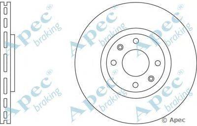 Тормозной диск APEC braking DSK2573