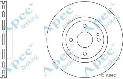 Тормозной диск APEC braking DSK2578