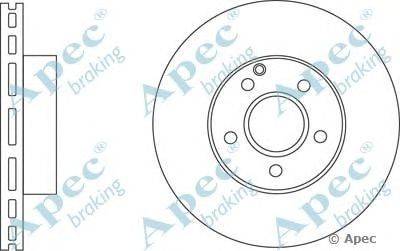 Тормозной диск APEC braking DSK2585