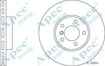 Тормозной диск APEC braking DSK2599
