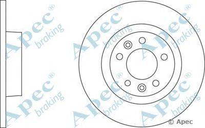 Тормозной диск APEC braking DSK2612