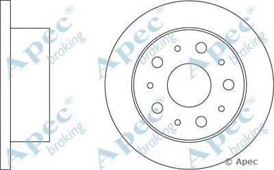 Тормозной диск APEC braking DSK2625