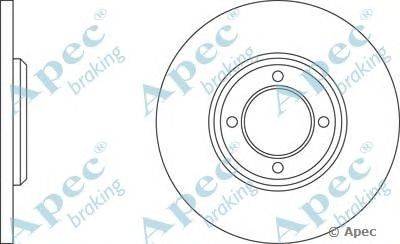 Тормозной диск APEC braking DSK264