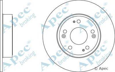 Тормозной диск APEC braking DSK2651