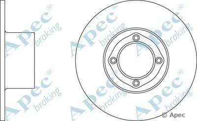 Тормозной диск APEC braking DSK266