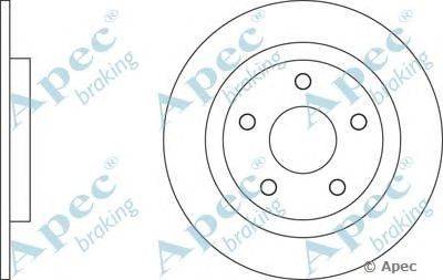 Тормозной диск APEC braking DSK2687