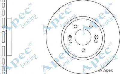 Тормозной диск APEC braking DSK2693