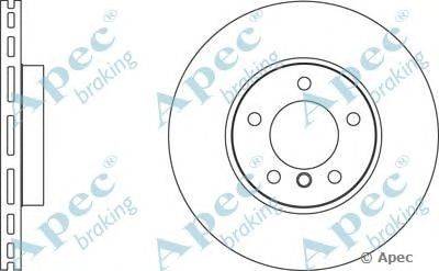 Тормозной диск APEC braking DSK2705