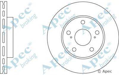 Тормозной диск APEC braking DSK2745