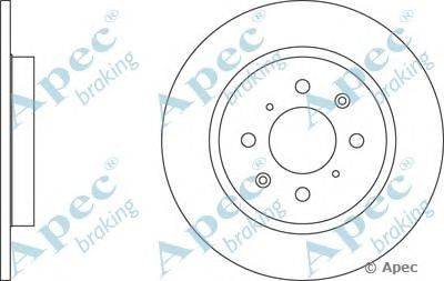 Тормозной диск APEC braking DSK2767