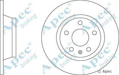 Тормозной диск APEC braking DSK2788