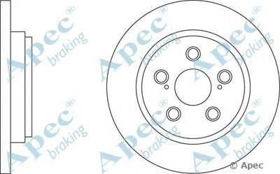 Тормозной диск APEC braking DSK2790