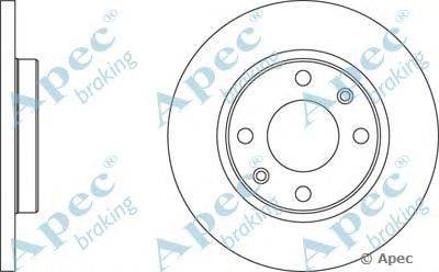 Тормозной диск APEC braking DSK290