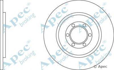 Тормозной диск APEC braking DSK293