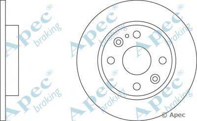 Тормозной диск APEC braking DSK304