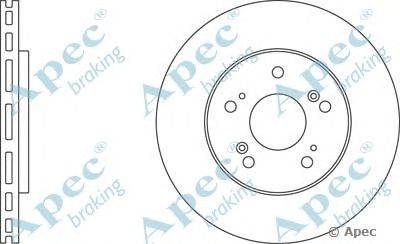 Тормозной диск APEC braking DSK326