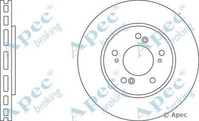 Тормозной диск APEC braking DSK334