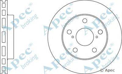 Тормозной диск APEC braking DSK337