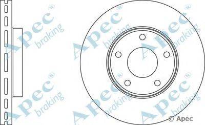Тормозной диск APEC braking DSK356