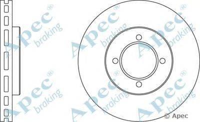 Тормозной диск APEC braking DSK371