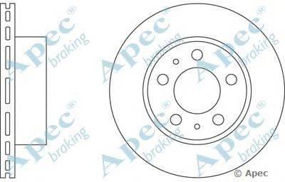 Тормозной диск APEC braking DSK512