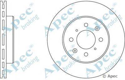 Тормозной диск APEC braking DSK521