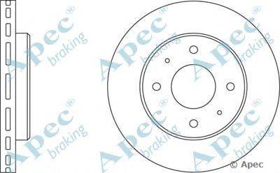 Тормозной диск APEC braking DSK541