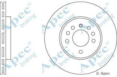 Тормозной диск APEC braking DSK578
