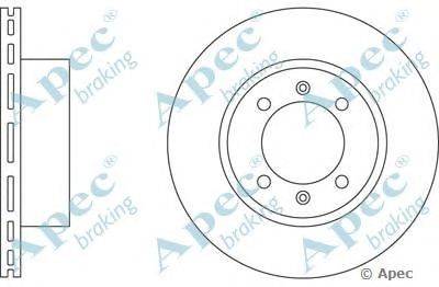 Тормозной диск APEC braking DSK579