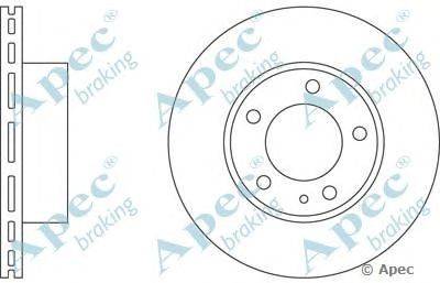 Тормозной диск APEC braking DSK624