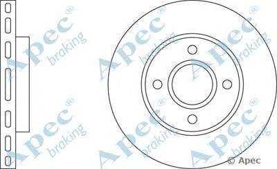 Тормозной диск APEC braking DSK634