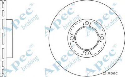 Тормозной диск APEC braking DSK659