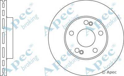 Тормозной диск APEC braking DSK669
