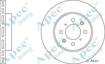 Тормозной диск APEC braking DSK670