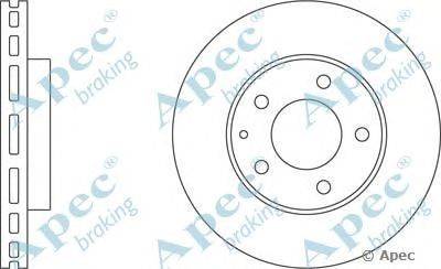 Тормозной диск APEC braking DSK677