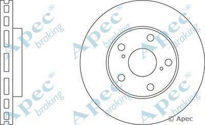 Тормозной диск APEC braking DSK678