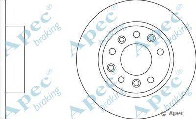 Тормозной диск APEC braking DSK700