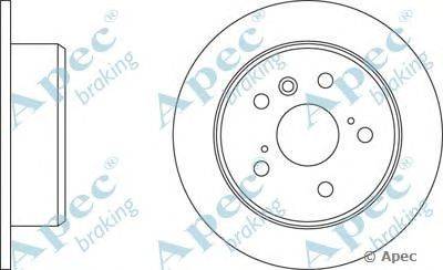 Тормозной диск APEC braking DSK711