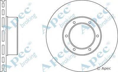 Тормозной диск APEC braking DSK727
