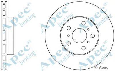 Тормозной диск APEC braking DSK753