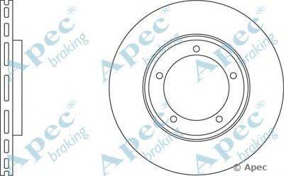 Тормозной диск APEC braking DSK783