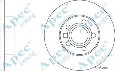 Тормозной диск APEC braking DSK785