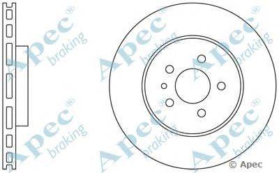 Тормозной диск APEC braking DSK788