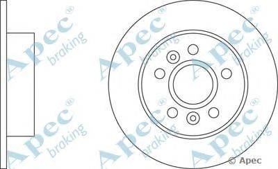 Тормозной диск APEC braking DSK803