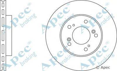 Тормозной диск APEC braking DSK810