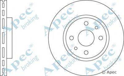 Тормозной диск APEC braking DSK822
