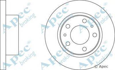 Тормозной диск APEC braking DSK823