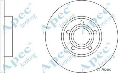 Тормозной диск APEC braking DSK902