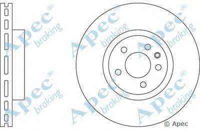 Тормозной диск APEC braking DSK904